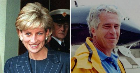 Photo of Princess Diana, Jeffrey Epstein