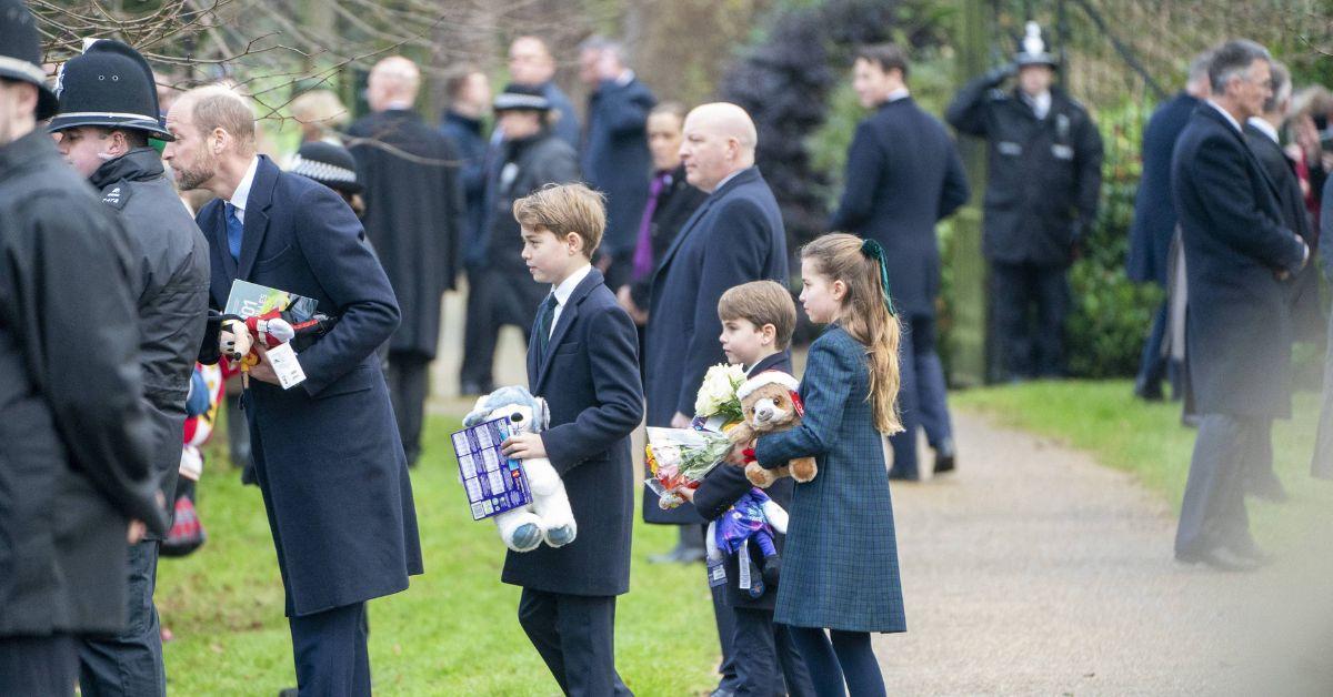 prince william seen comforting kate middleton moment concern royal christmas walk