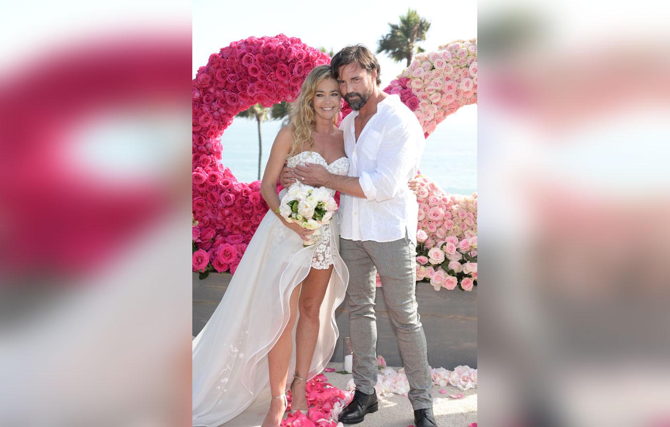 Denise Richards Aaron Phypers Get Married Malibu Wedding