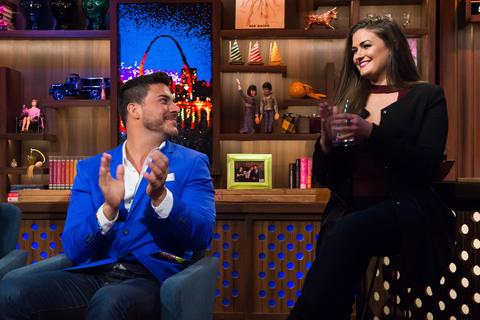 WATCH WHAT HAPPENS LIVE -- Pictured (l-r): Jax Taylor and Brittany Cartwright