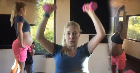 Heidi Montag Baby Bump Workout