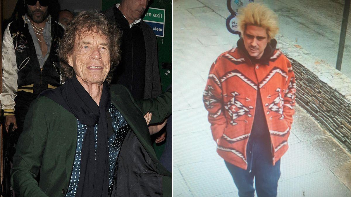 Photo of Mick Jagger and Alexander Key