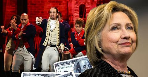 //hillary clinton charges enormous sum hamilton tickets pp