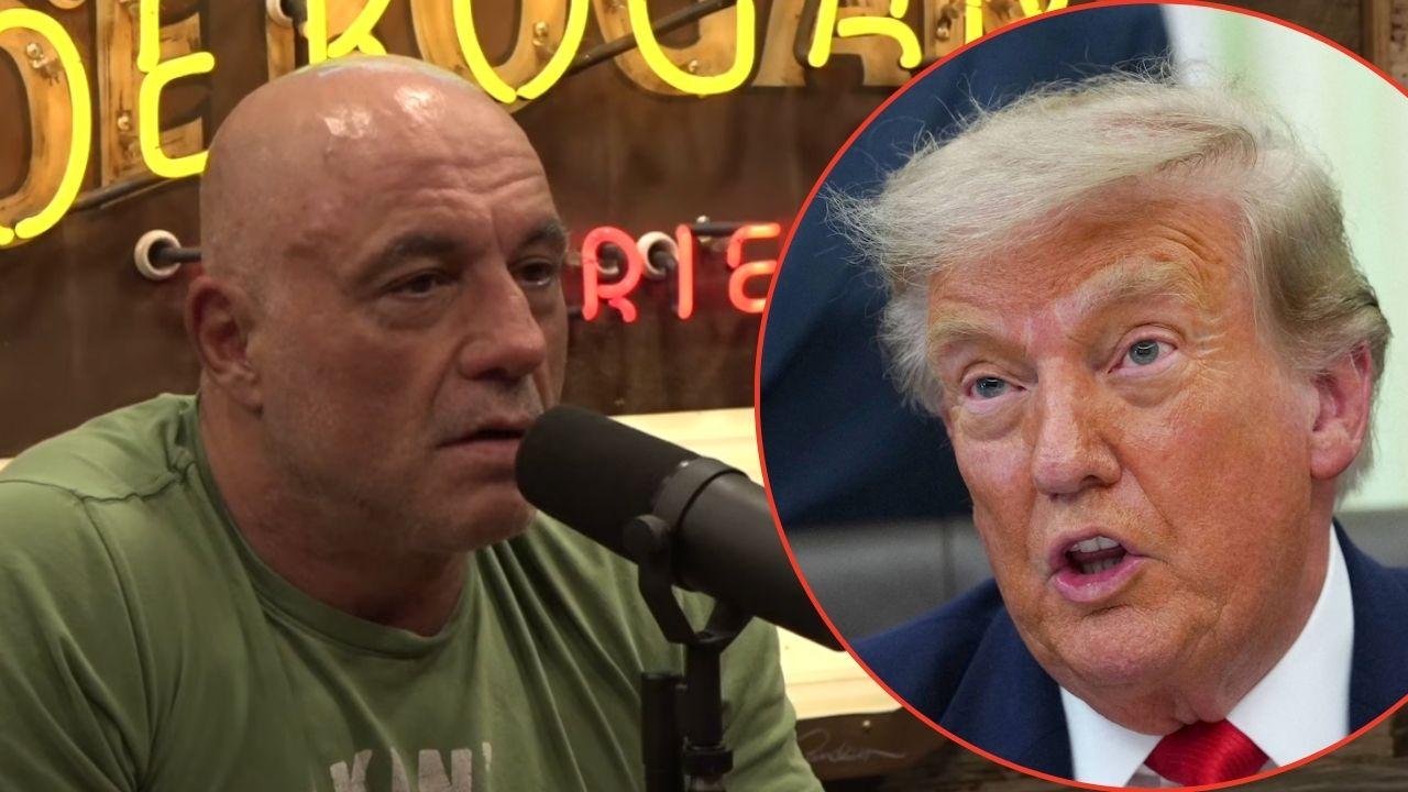 Photo of Joe Rogan, Donald Trump