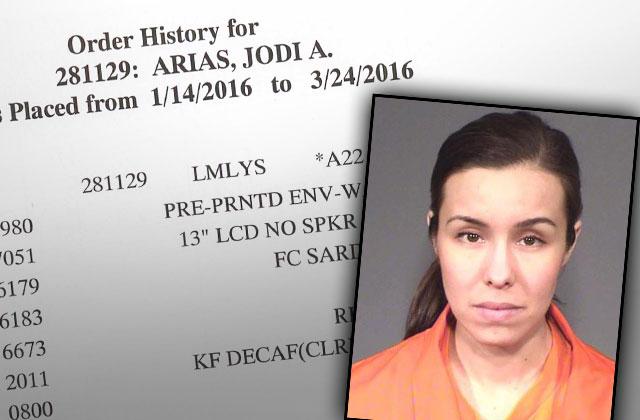 Jodi Arias Shocking Prison Shopping List Revealed — Sex Toys Zit Cream And Beano