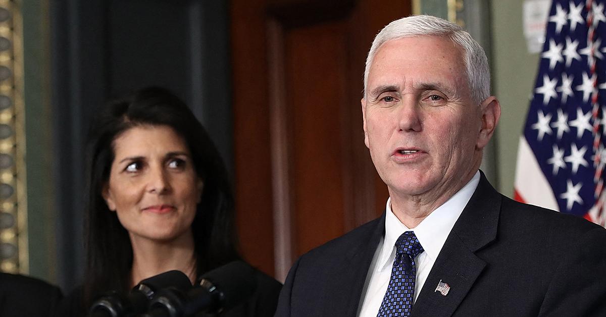 Mike Pence’s Camp Jealous Of Nikki Haley’s Favorable Press Coverage