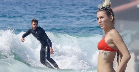 //Miley Cyrus Liam Hemsworth Malibu Beach Date pp