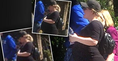 //kelly clarkson pregnant big baby bump zoo pp