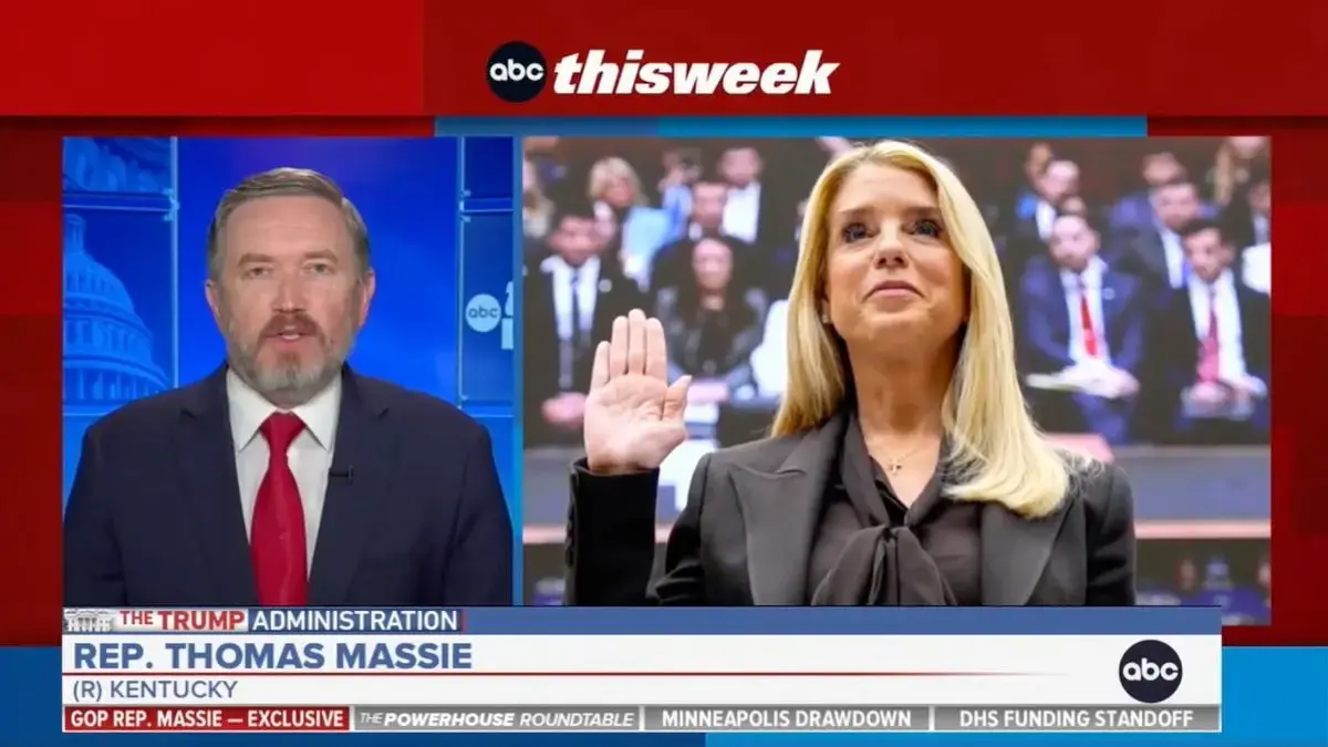 Thomas Massie slammed the Donald Trump administration's handling of the Epstein files.