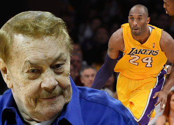 //jerry buss death bed lakers getty