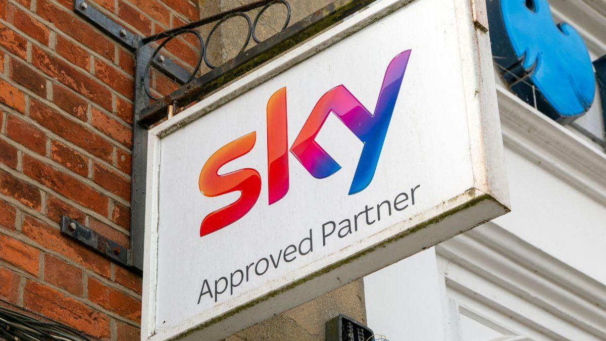 Photo of Sky TV signage