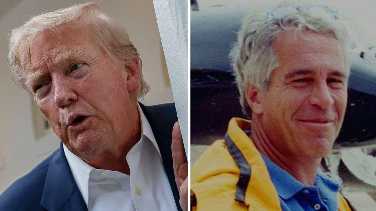 Photo of Donald Trump and Jeffrey Epstein