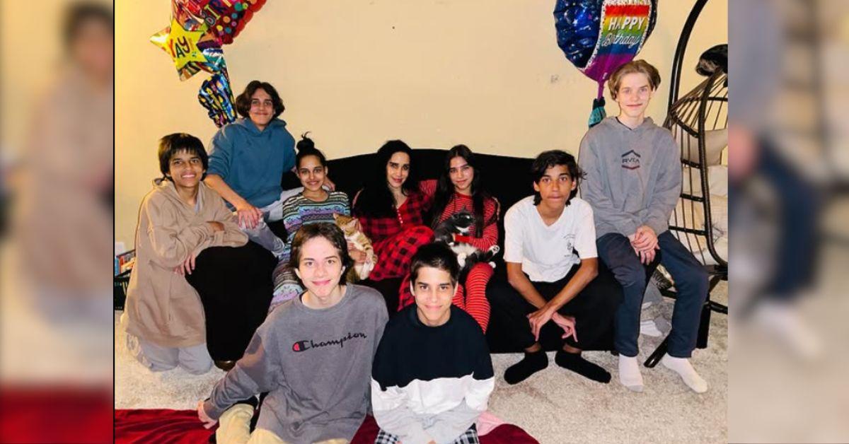 'Octomom' Nadya Suleman Shares Rare Look At Kids for 50th Birthday