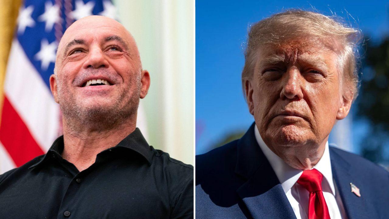 Photo of Joe Rogan, Donald Trump