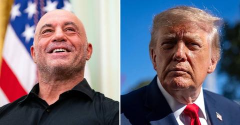 Photo of Joe Rogan, Donald Trump
