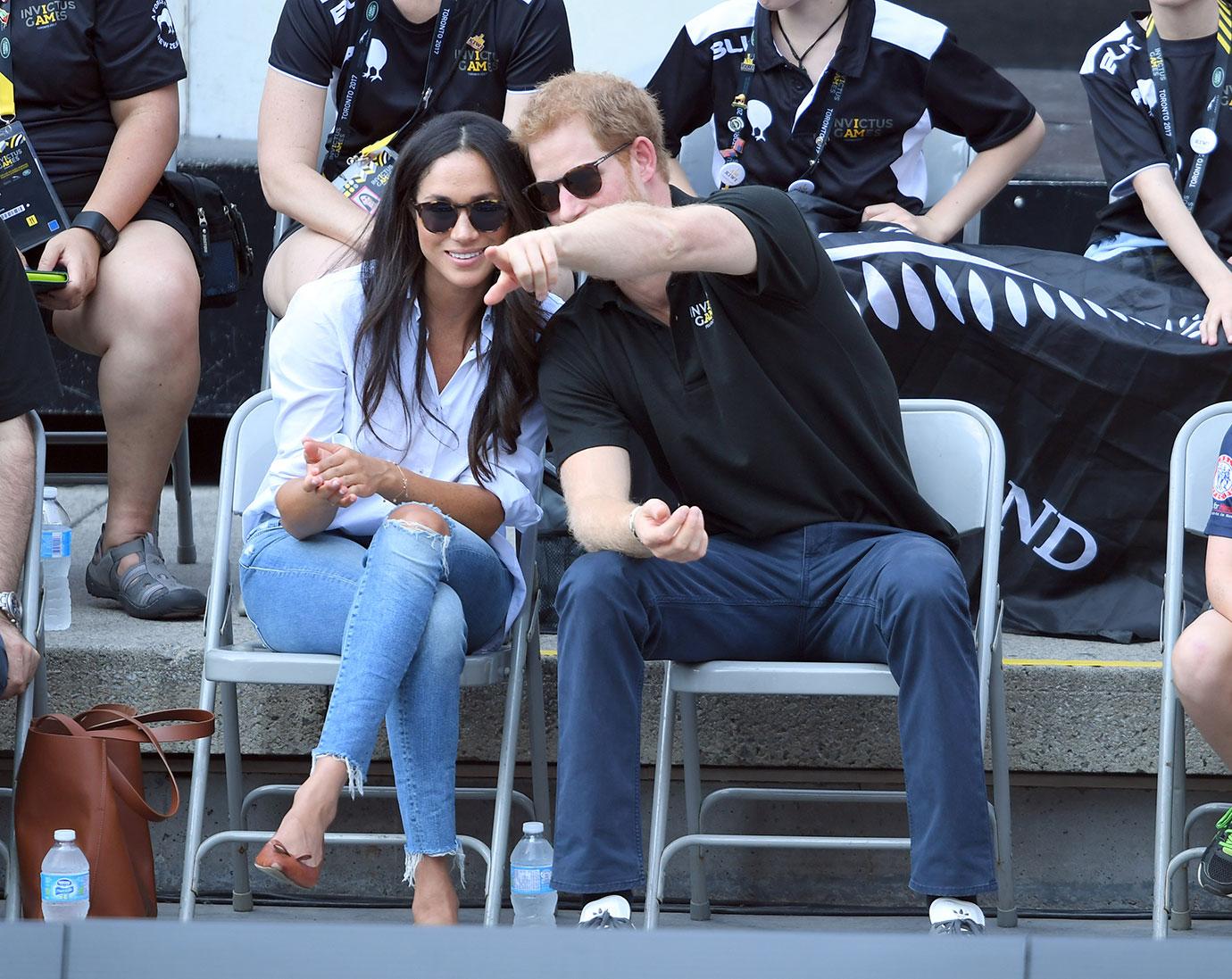 prince harry dating meghan markle first public photo invictus games