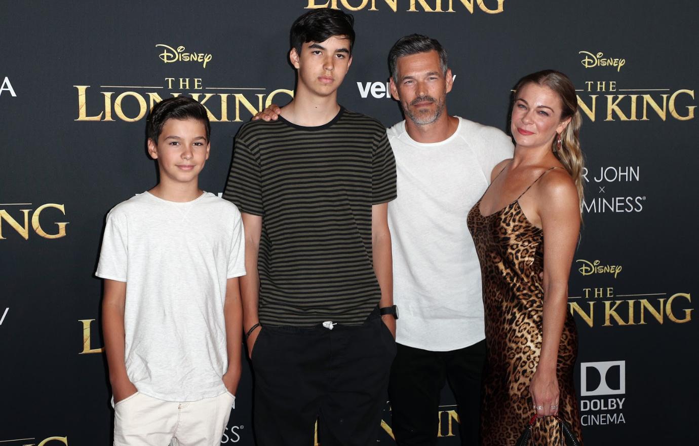 LeAnn Rimes and Eddie Cibrian and kids