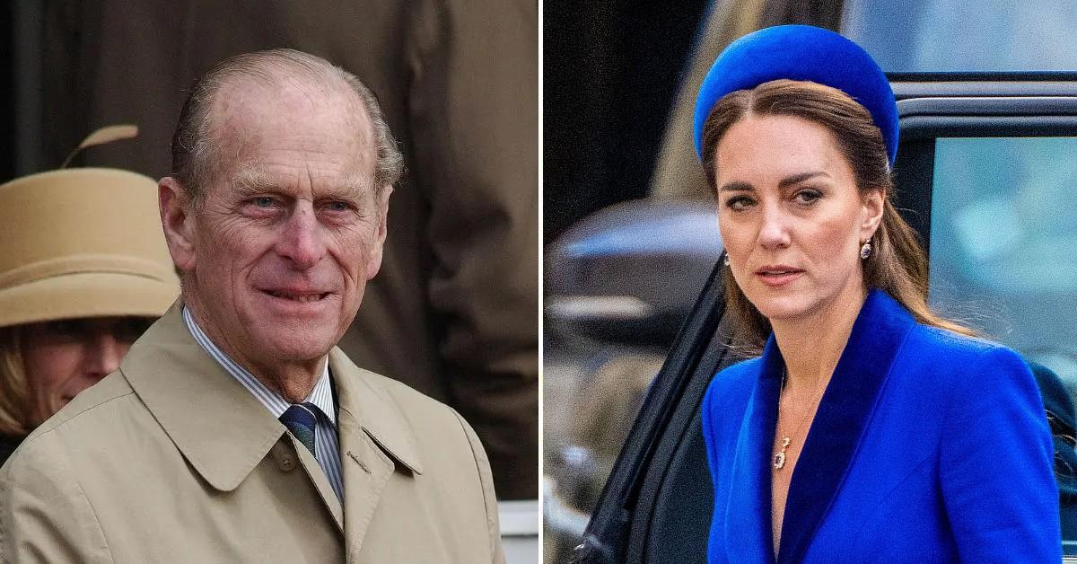 Split photos of Prince Philip and Kate MiddletonPhot 