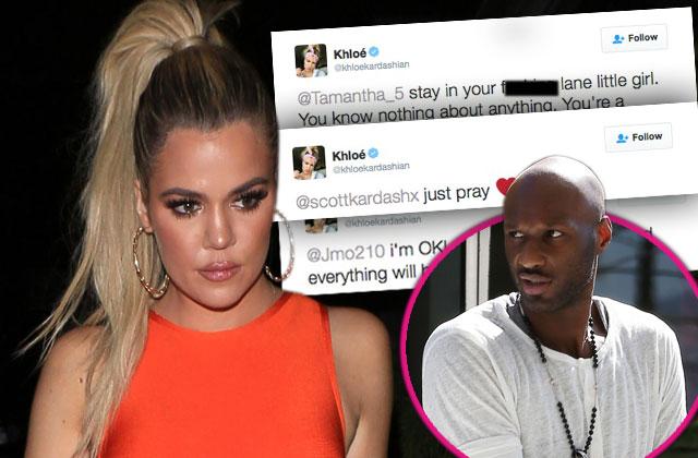 Khloe Kardashian Lamar Odom Drugs Alcohol Twitter Rant