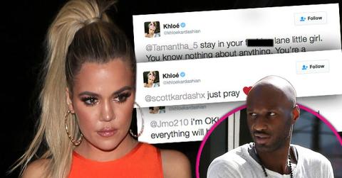 Khloe Kardashian Lamar Odom Drugs Alcohol Twitter Rant