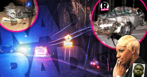 NeNe Leakes Son Bryson Bryant Car Accident Photos