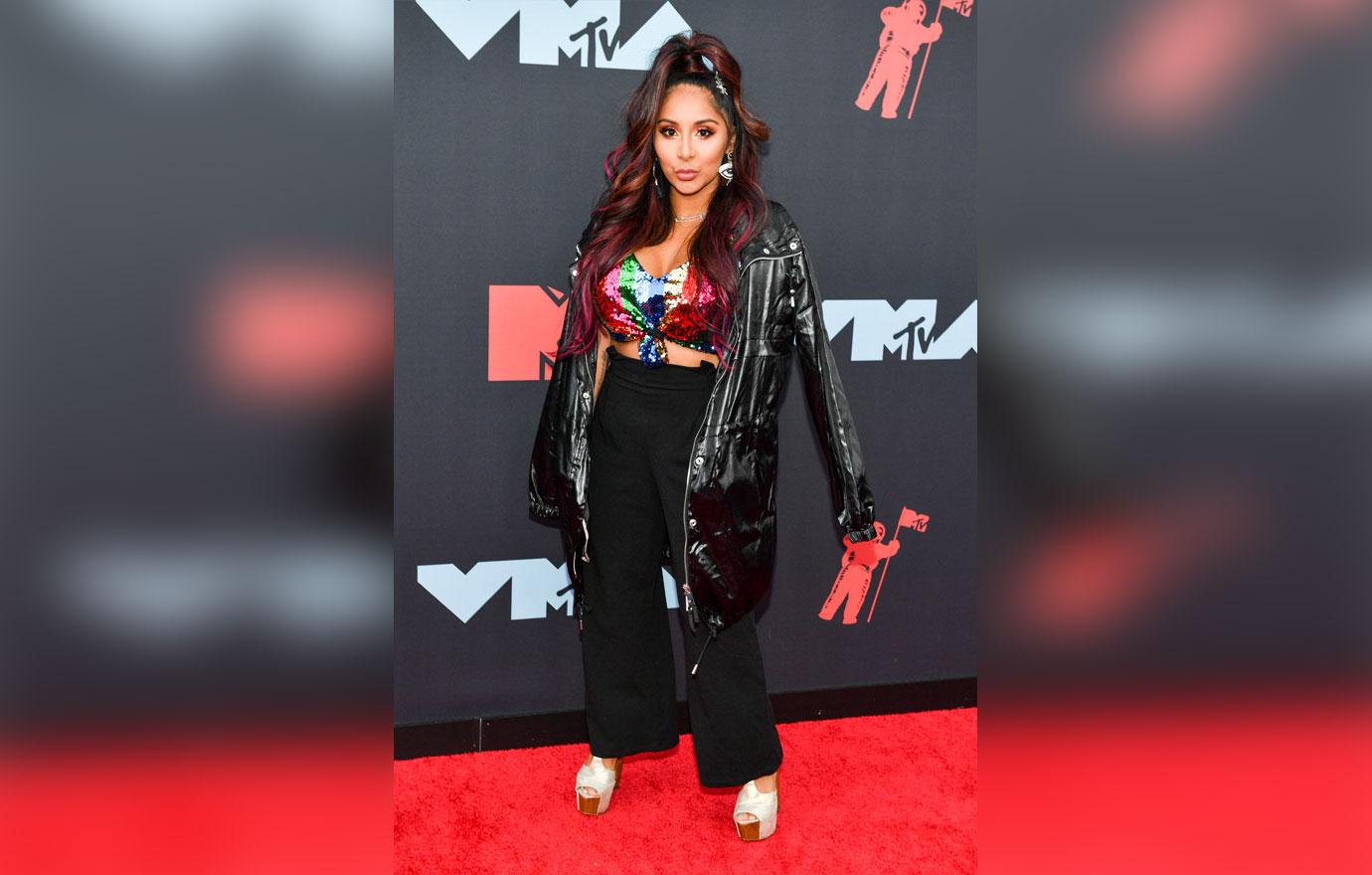 Nicole Snooki Polizzi MTV VMA Awards 2019 Red Carpet Celebrity Arrivals