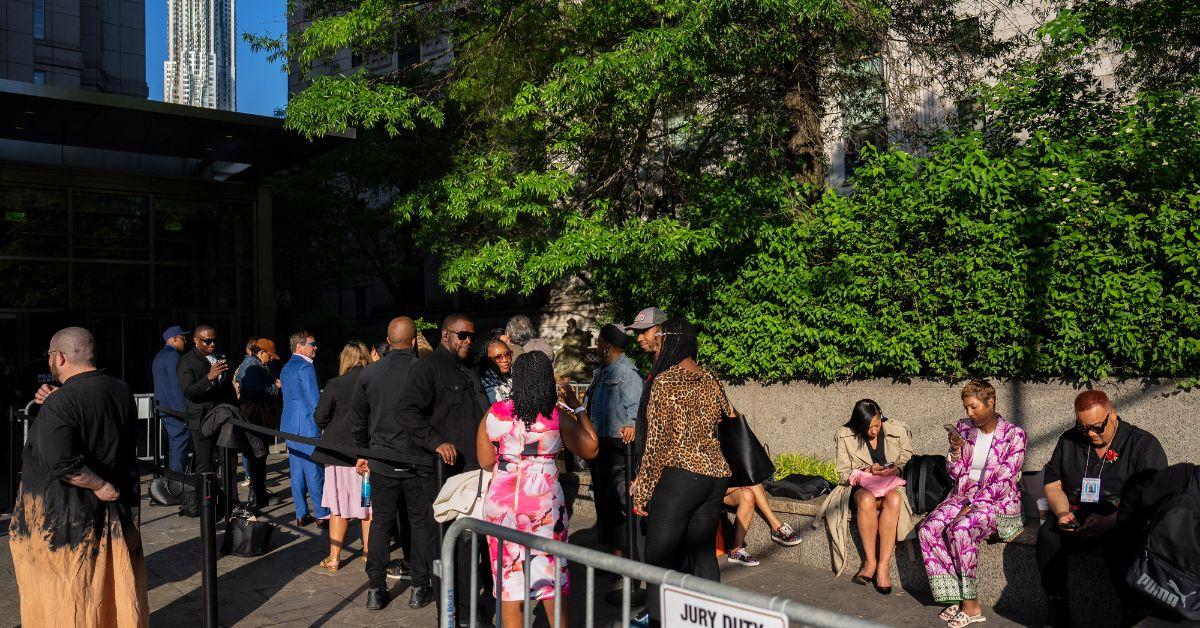 sean diddy combs trial crowds