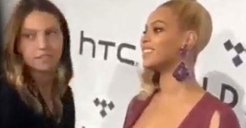 //diva beyonce scolds assistant tidal red carpet pp