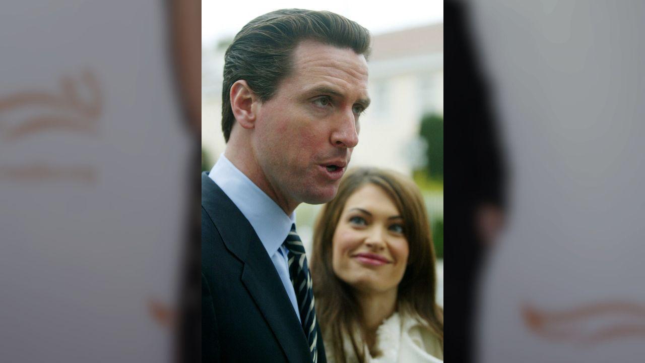 picture of Gavin Newsom and Kimberly Guilfoyle