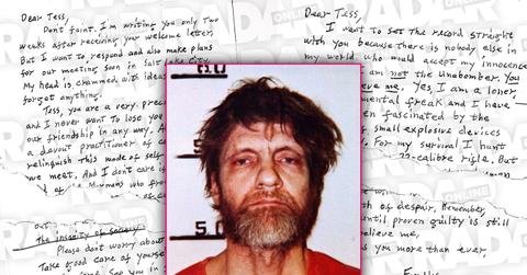 Ted Kaczynski Virgin Jail Love Letters