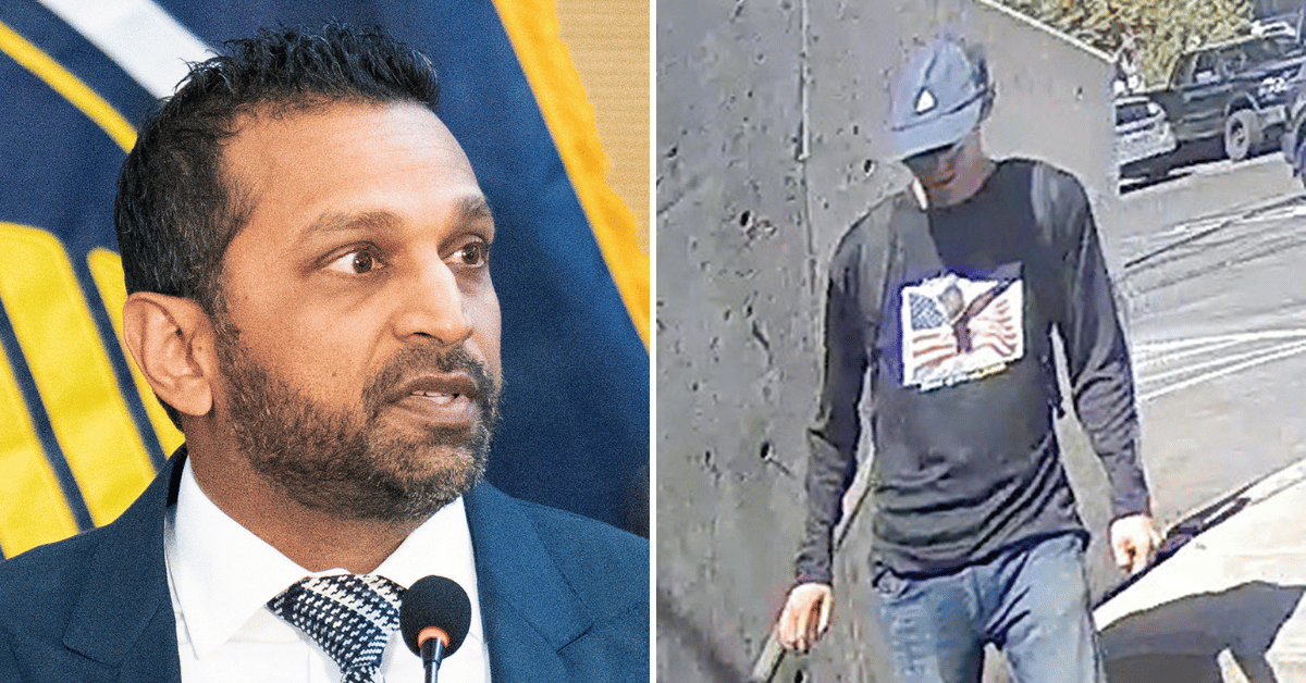 Photo of Kash Patel, Charlie Kirk shooting suspect