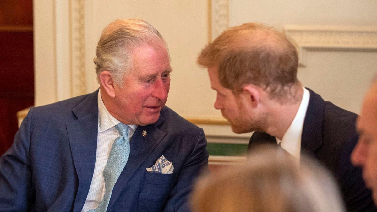 Photo of King Charles and Prince Harry