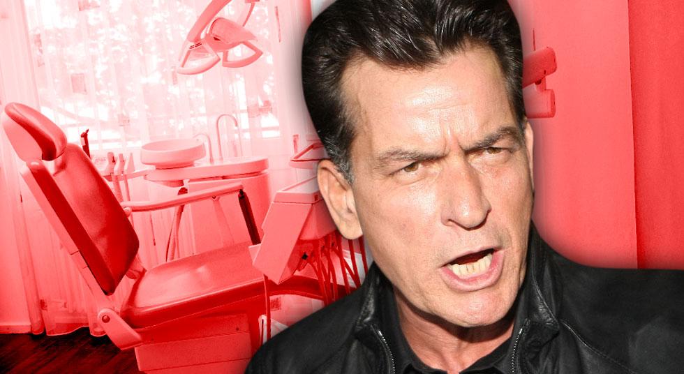 High Charlie Sheen Went Nuts At Dentists Office Hit Technician Pulled Out Knife Witness 