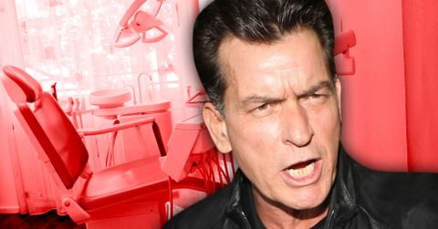 //charlie sheen stabs dentist