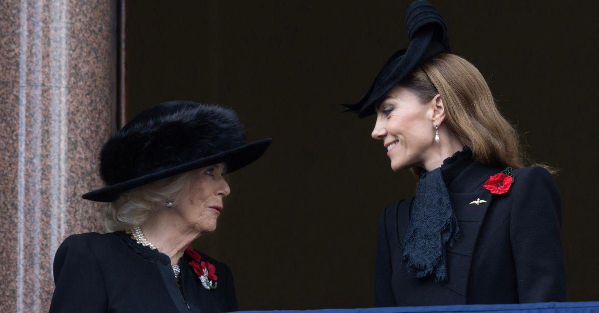 Photo of Queen Camilla and Princess Kate