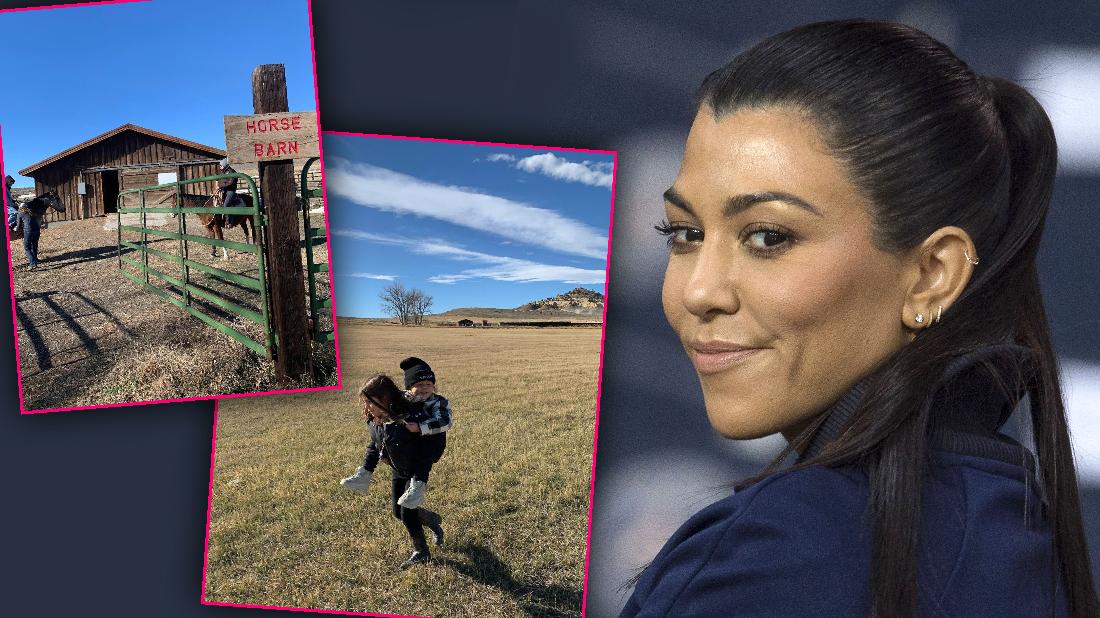 Kourtney Kardashian Takes Kids To Wyoming After She Quits KUWTK