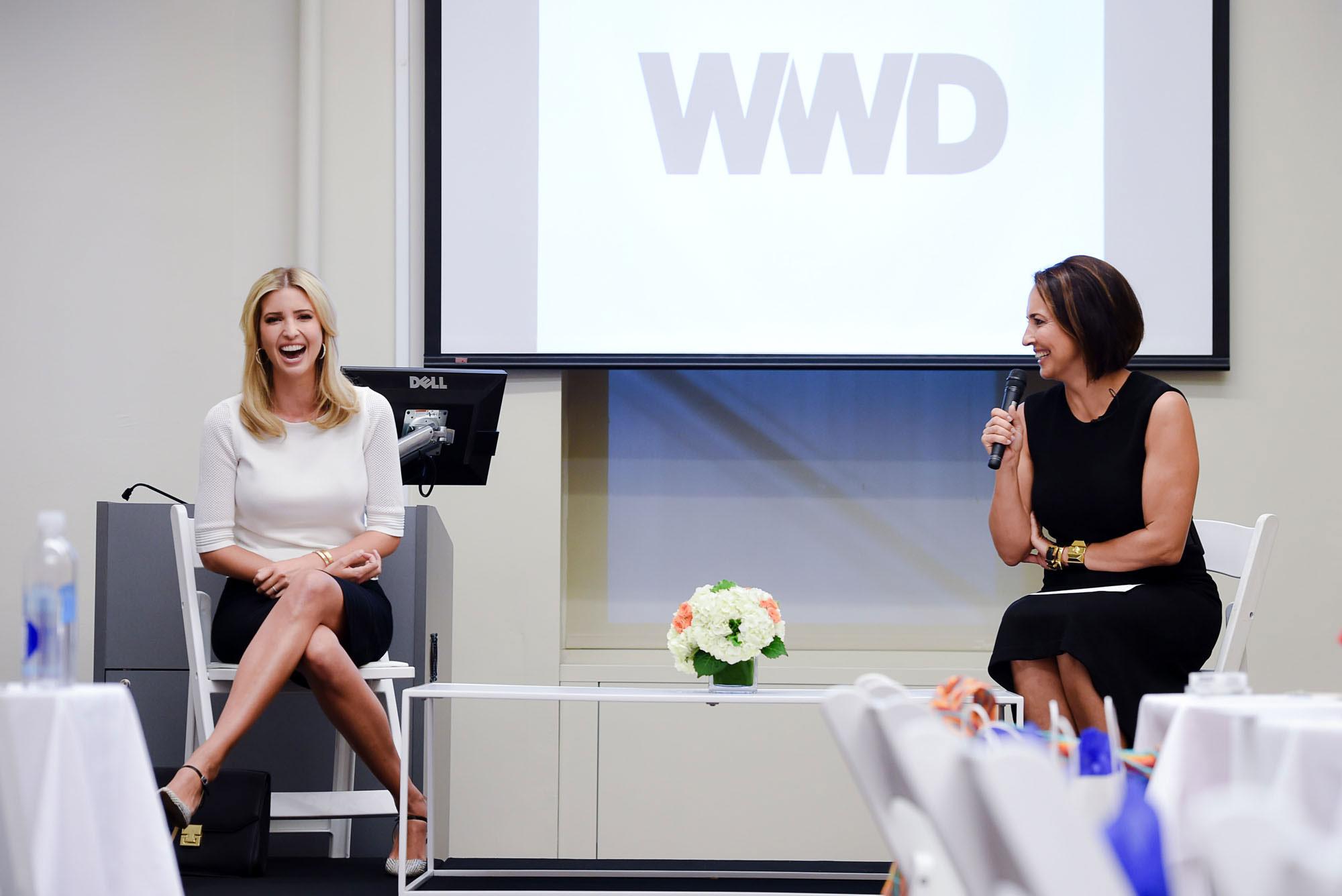 //Ivanka Trump presents Women Who Work at the Inagural Accessories Council Summit moderated by Marie Claire Editor in Chief Anne Fulenwider