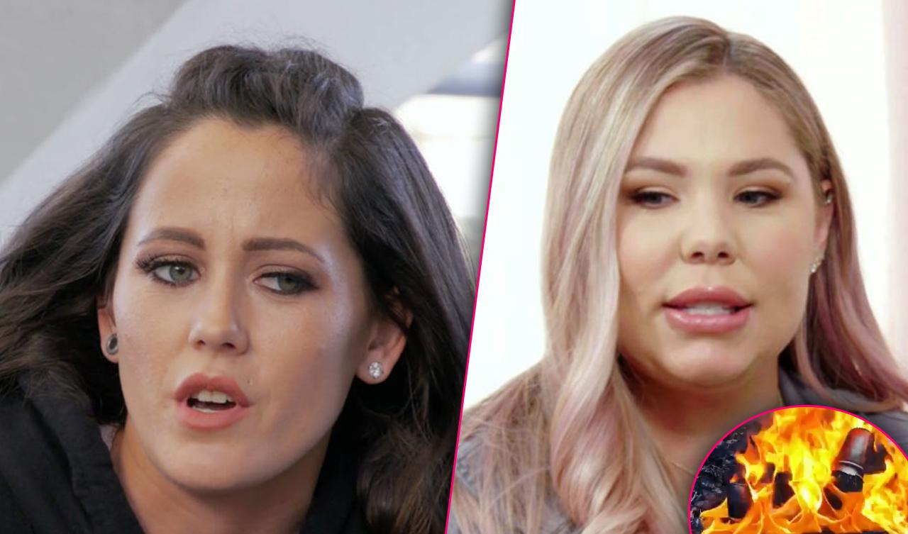 Jenelle Evans Sets Enemy Kailyn Lowry’s Hair Care Products On Fire Amid