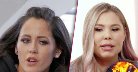 jenelle evans kailyn lowry fight sends present on fire teen mom 2