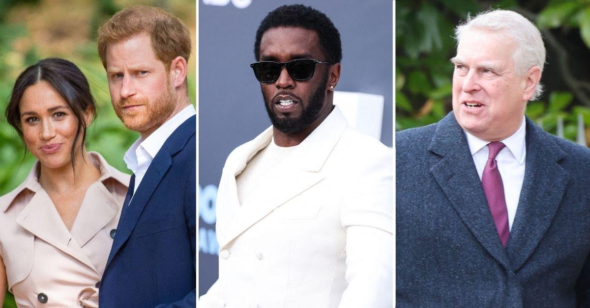 Harry and Meghan 'Overjoyed' at Royals Being Dragged Into Diddy Scandal — After Singer Claims Prince Andrew Is in 'Freak Off' Tape