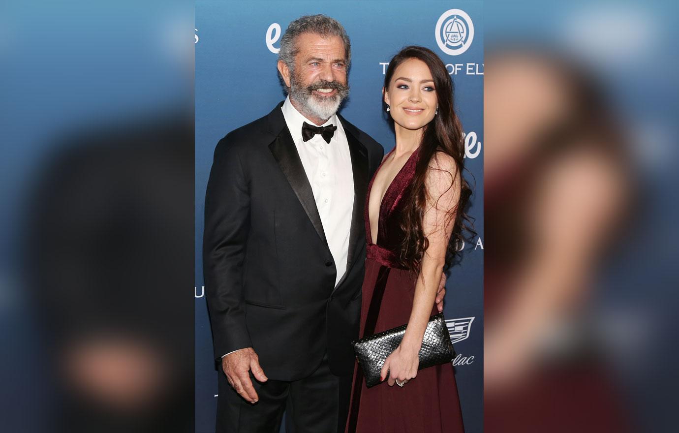 Mel Gibson And Young Baby Mama Rosalind Ross Attend Charity Gala