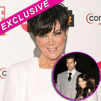 //kris jenner kim kardashian wedding getty