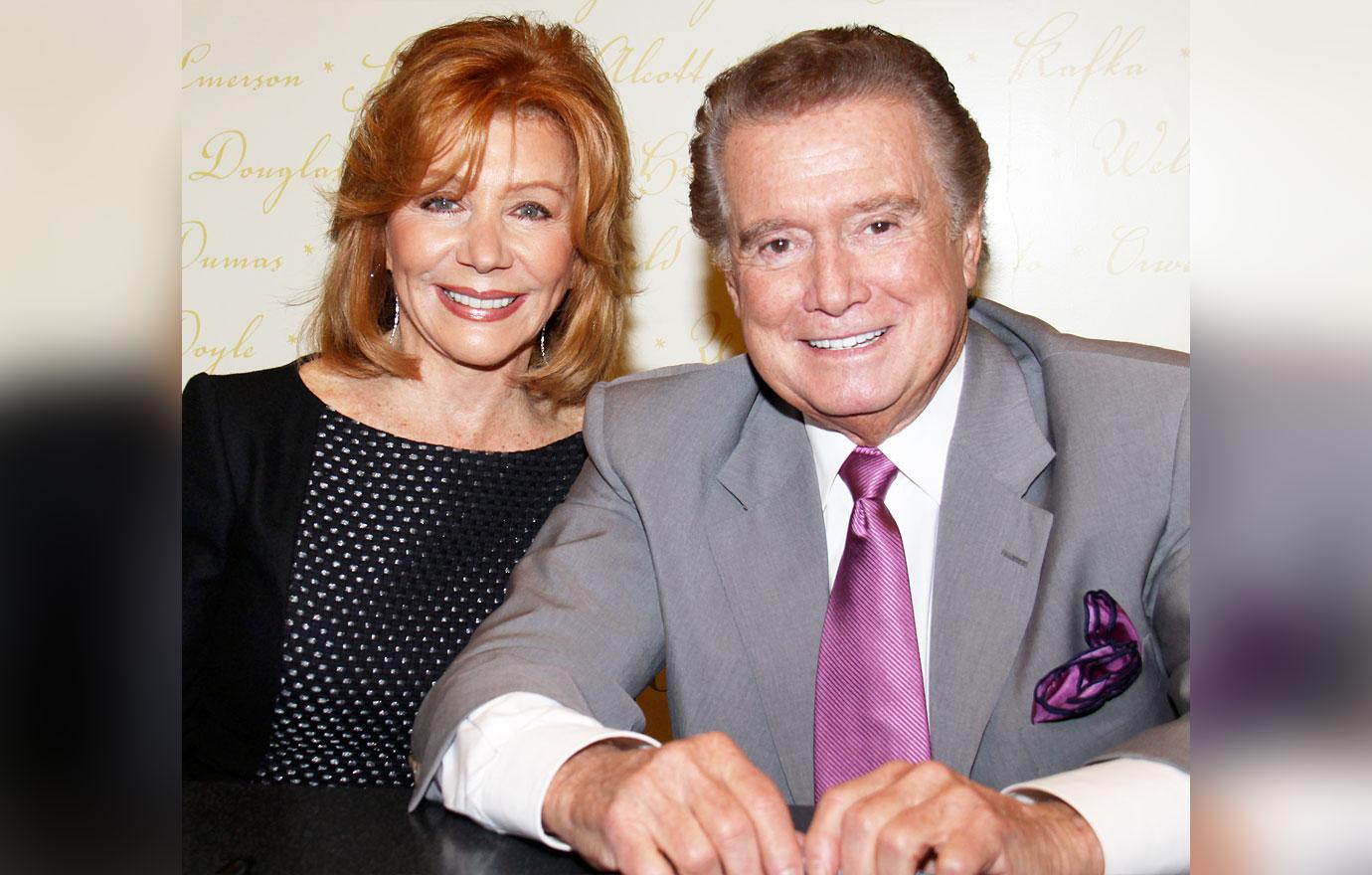 regis philbin will  million wife joy kids millions kelly ripa r