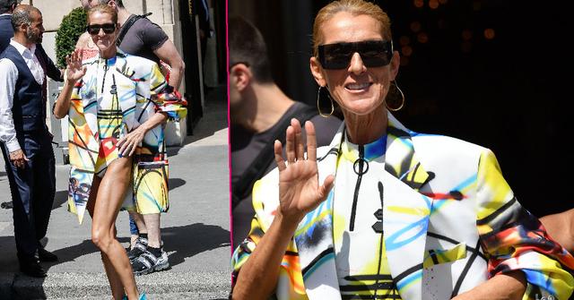 Celine Dion Shows Scary Skinny Body In Paris