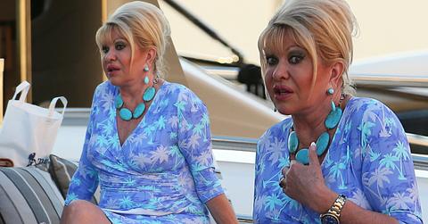 Ivana Trump On Holiday In St Tropez