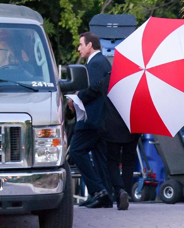 John Travolta 'American Crime Story' Set