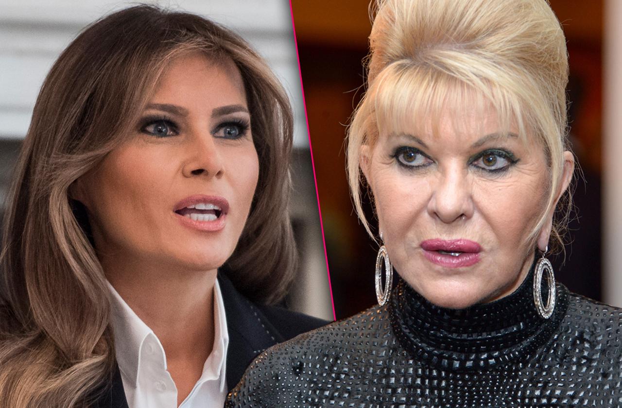 ivana trump feud melania trump first lady