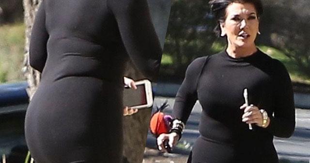 Kris Cant Contain Her Rolls New Photos Show Jenners Weight Gain Is 