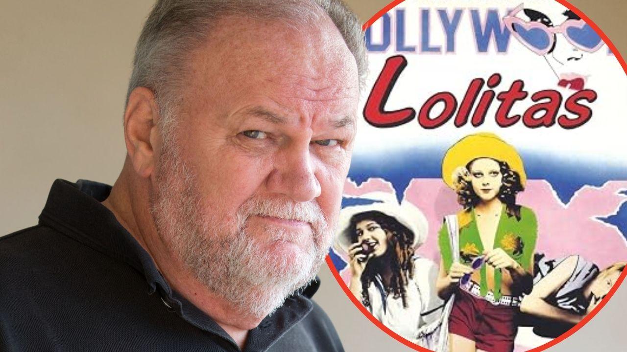 Split photos of 'Hollywood Lolitas: The Nymphet Syndrome in the Movies' and Thomas Markle Sr.