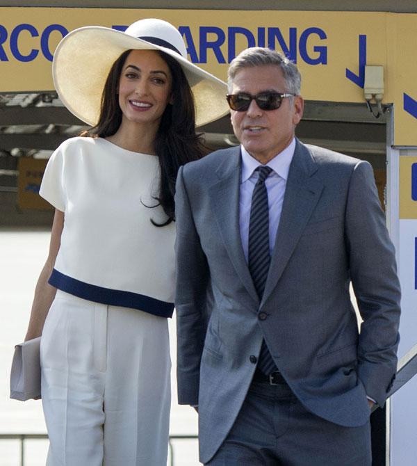 //George Clooney married Amal Alamuddin